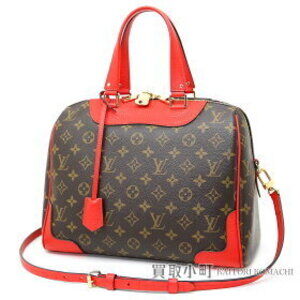 Louis Vuitton Retiro Coquelicot Red Monogram Tote Bag Shoulder LV